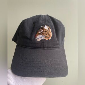 Black Cap with Tiger Embroidery by Mad Engine NWT